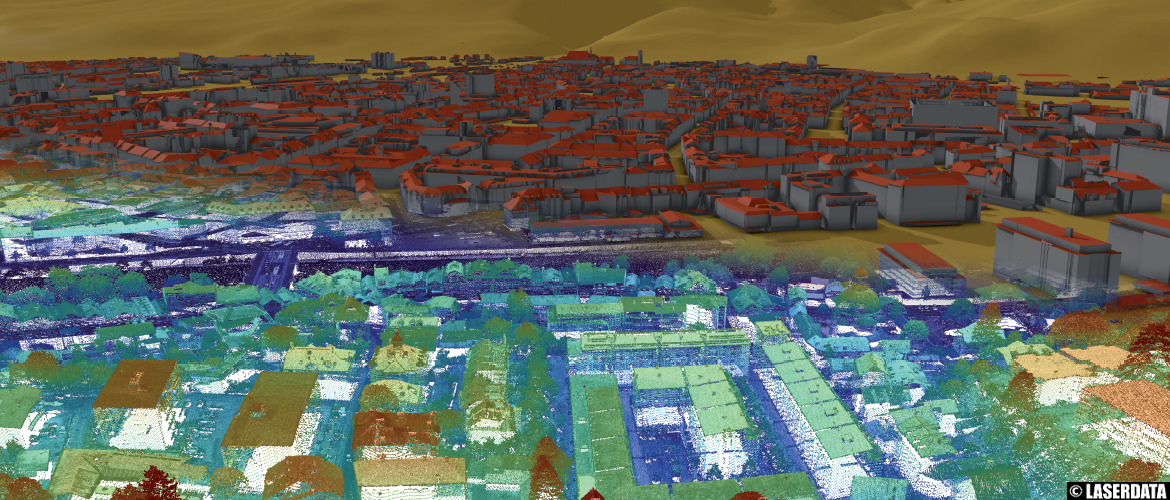 Automatically derived building models from ALS point cloud