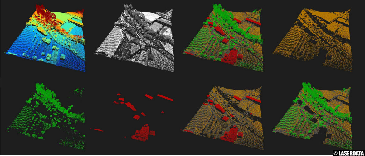 Shortcut visualization options in the 3D point cloud viewer
